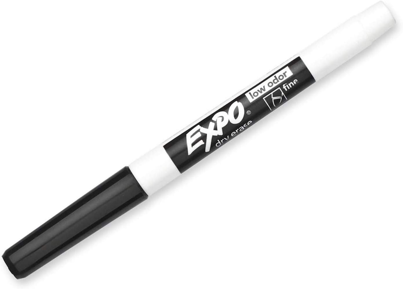 image:imageEXPO Dry Erase Markers Low Odor Ink Black Fine Tip 12 Count Whiteboard Calendar Organization Essential Supplies for Office School Classroom Teachers72