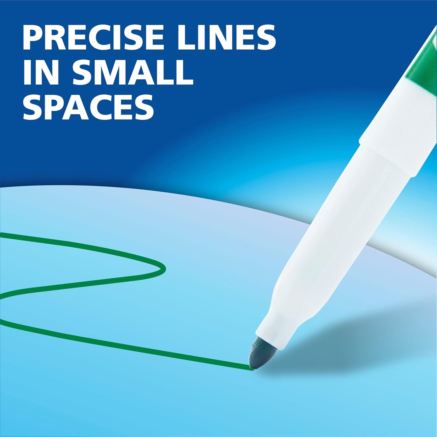 image:imageEXPO Dry Erase Markers Low Odor Ink Black Fine Tip 36 Count Easily Erases Ideal for Classroom Home Office Back to School Teacher Supplies6 Count Pack of 6