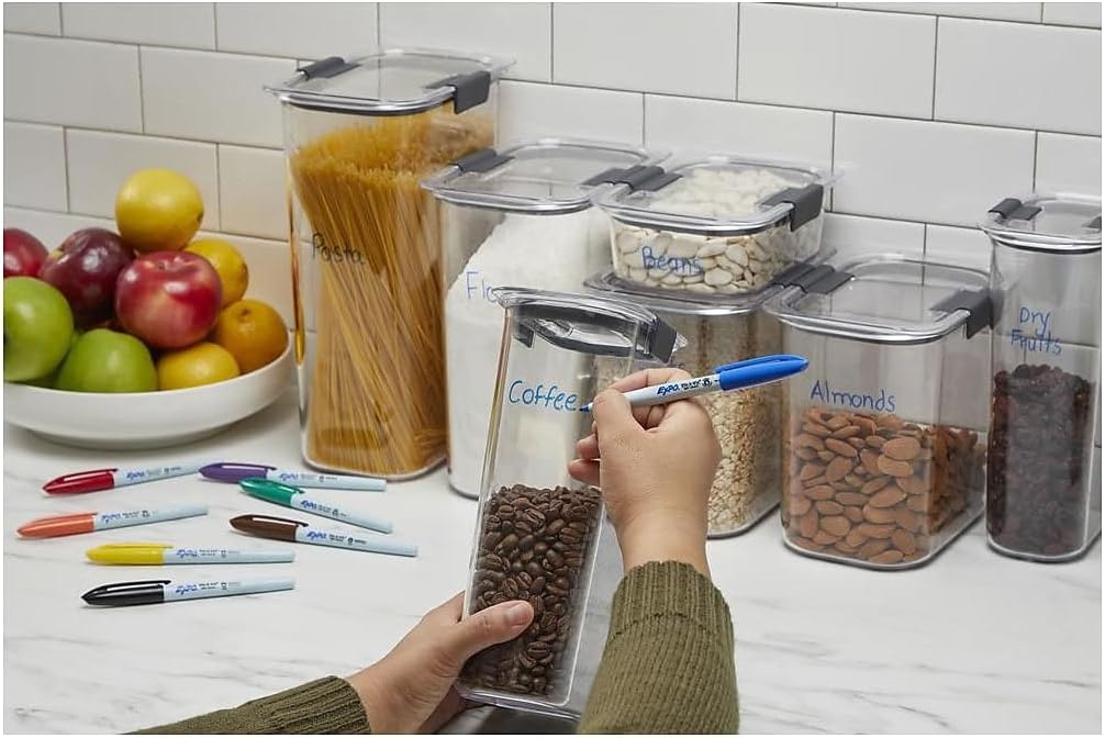 image:imageEXPO Wet Erase Markers SemiPermanent Blue Ultra Fine Tip 12 Count For Writing on Glass Whiteboards Mirrors Calendar Labeling Organizing12 Count Pack of 1