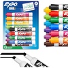 image:imageEXPO Dry Erase Markers Low Odor Ink Assorted Colors Chisel Tip 16 Count  Whiteboard Calendar Organization Essential Supplies for Office School Classroom Teachers12 Count