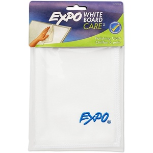 EXPO Microfiber Cleaning Cloth, White, 1 Count – Washable, Reusable, For Whiteboard, School, Classroom, Office, Teacher Supplies